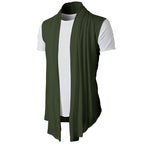 Formless Sleeveless Cardigan