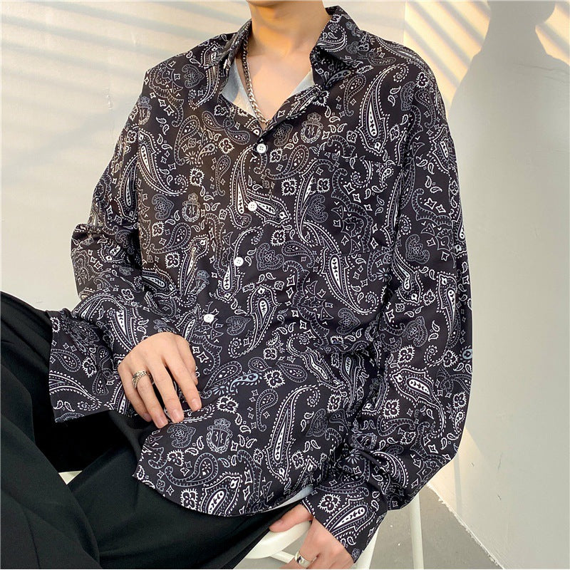 Oversized Pattern-Printed Blouses