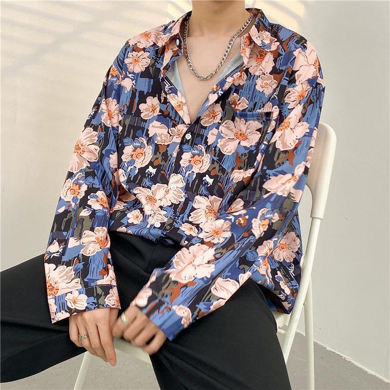 Oversized Pattern-Printed Blouses