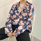 Oversized Pattern-Printed Blouses