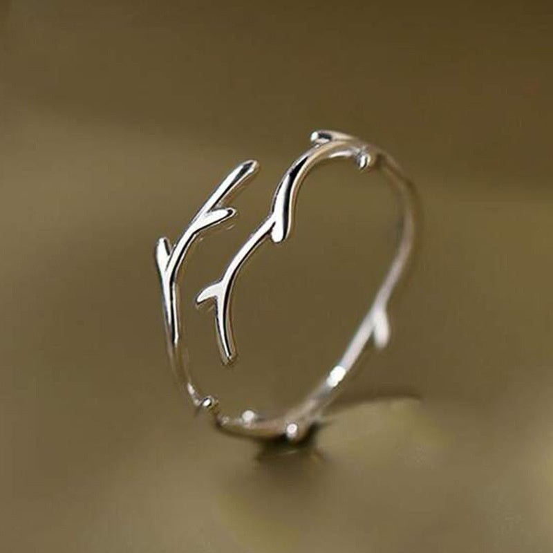 Minimalist Branches Adjustable Ring