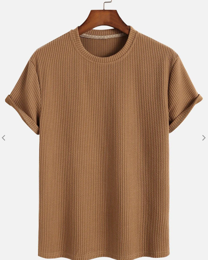 Minimal Loose Round Neck T-shirt