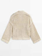 Pastoral Style Knitted Hollow Sweater