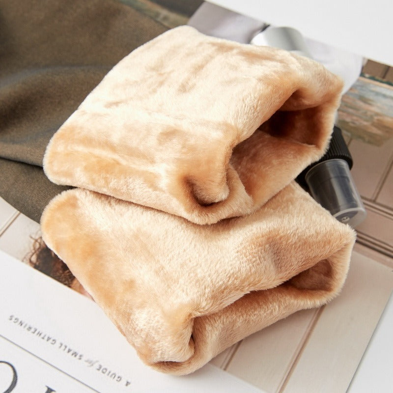 Faux Translucent Stockings - Fleece Lined Leggings for Fall And Winter
