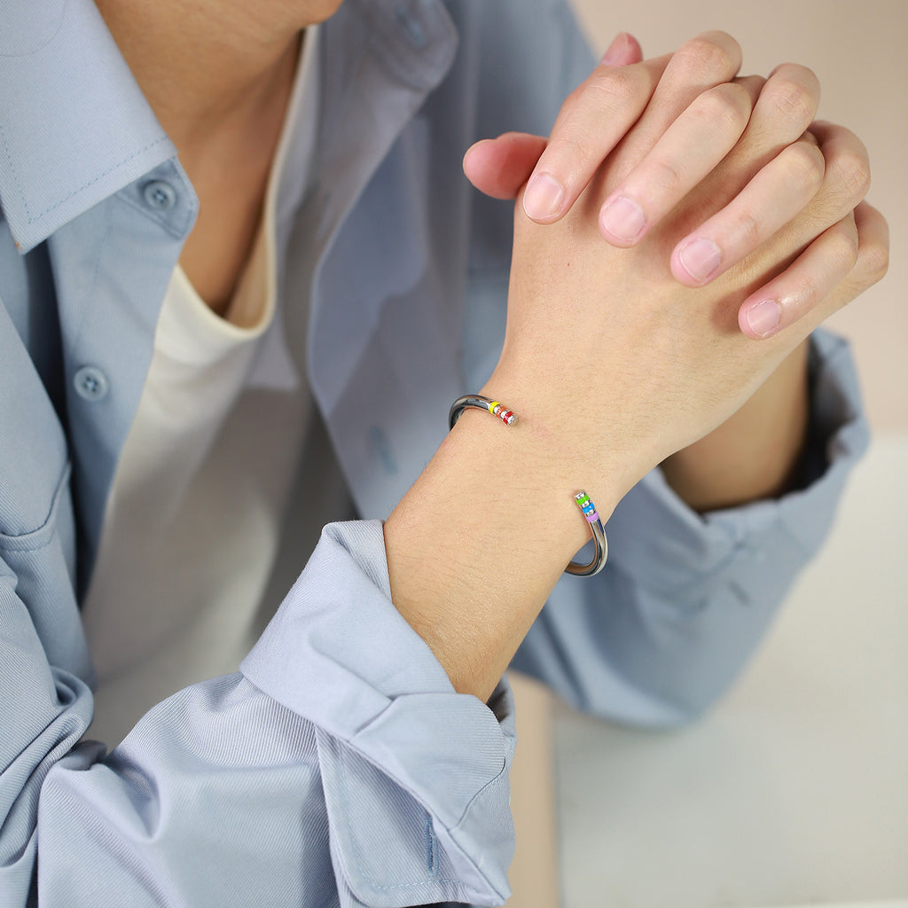 Six-color Rainbow Minimalist Bracelet