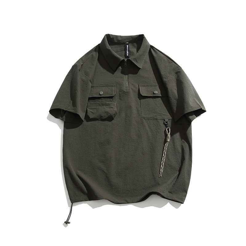 Shaped Forward Short Sleeve Shirt