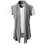 Formless Sleeveless Cardigan
