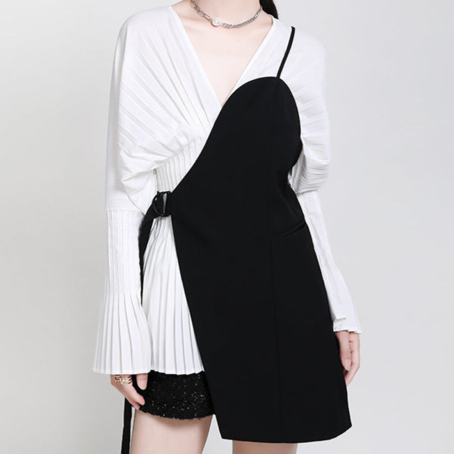 Black Half-Vest/Skirt Accessory