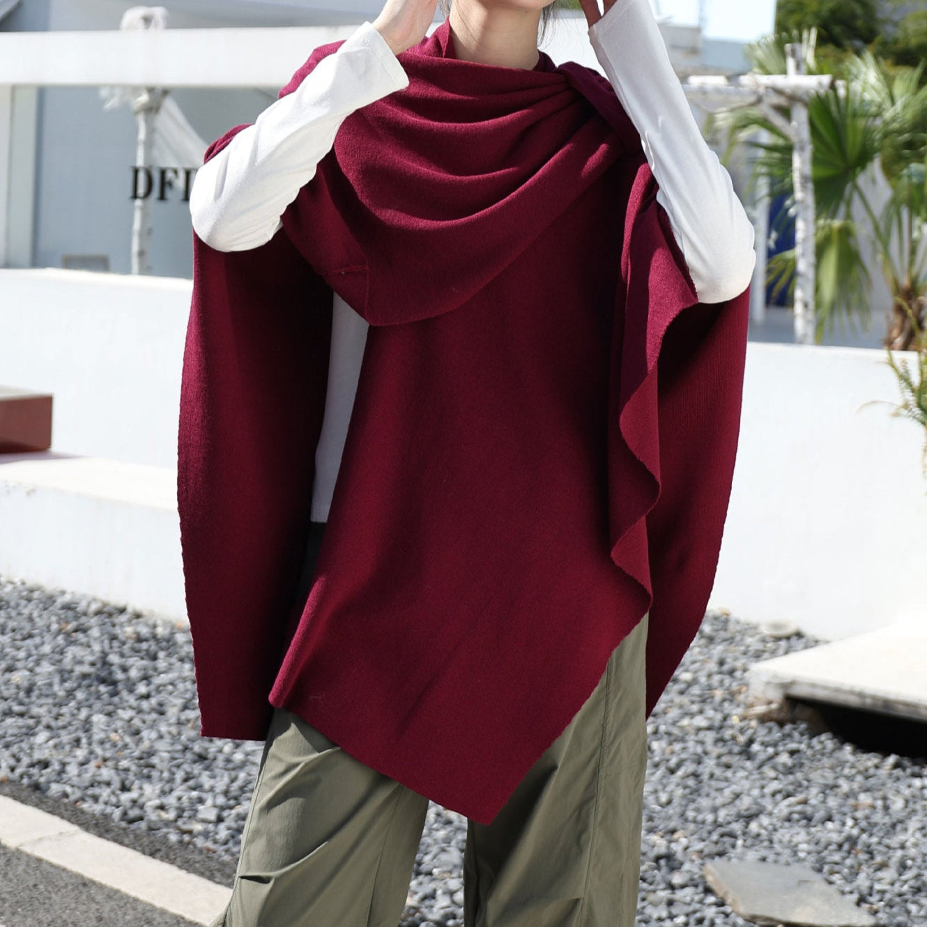 Side Strap Shawl