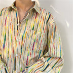 Oversized Pattern-Printed Blouses