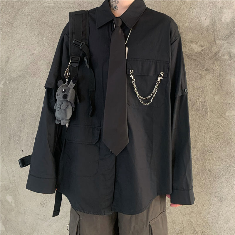 Modern Underground Detachable Long-Sleeve Shirt