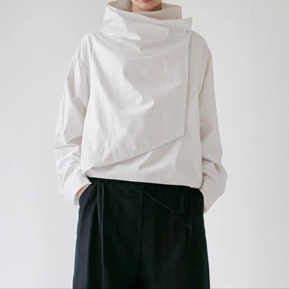 Long Sleeve Loose Stand-up Collar Jacket