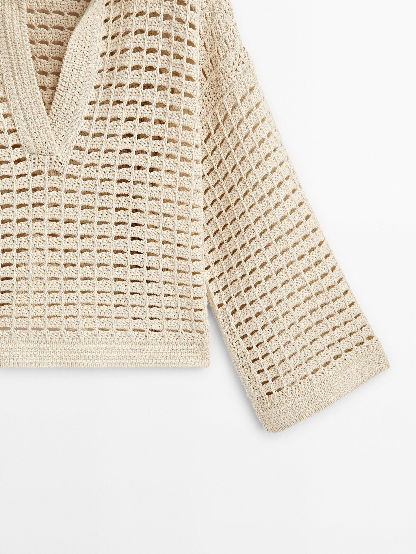 Pastoral Style Knitted Hollow Sweater