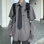 Modern Underground Detachable Long-Sleeve Shirt
