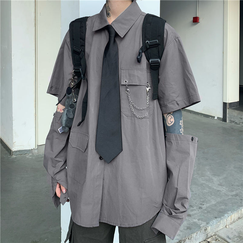 Modern Underground Detachable Long-Sleeve Shirt