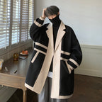 Wide Trim Swagger Coat