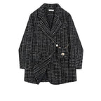 Retro Tweed Suit Jacket