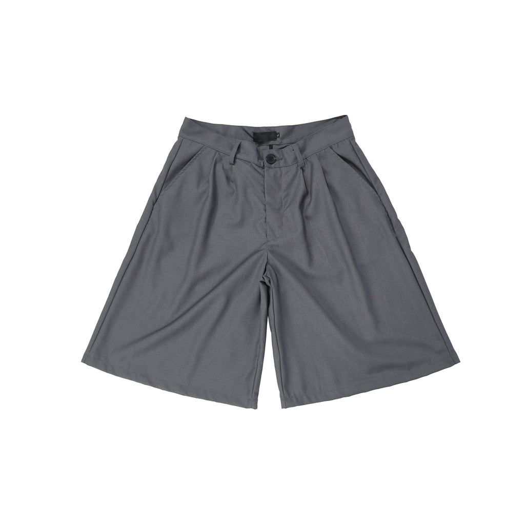 Straight Casual Suit Shorts