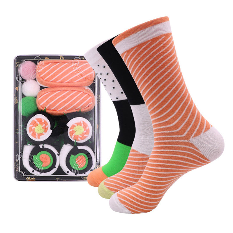 Medium Tube Sushi Socks Lunch Box