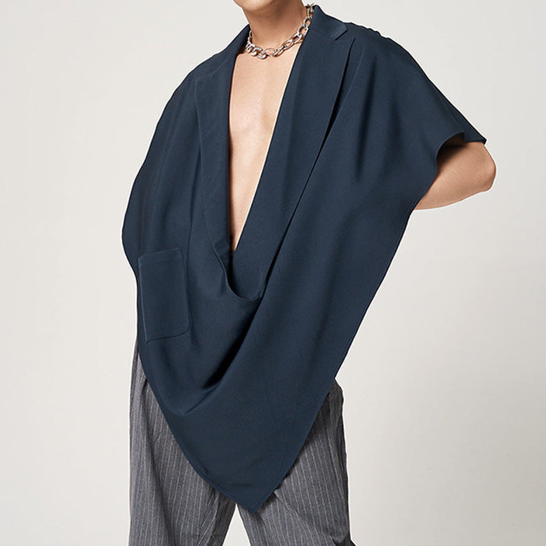 Casual Lapel Sleeveless Vest